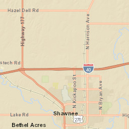 2244 Gray Dove Drive Shawnee OK Street Map