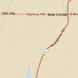 N2240 Road, New Cordell, OK 73632 Street Map