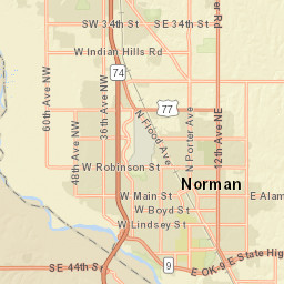 2200-2598 Hill Rd Oklahoma City OK Street Map