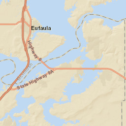 Main Street, Eufaula, OK 74432, USA Street Map