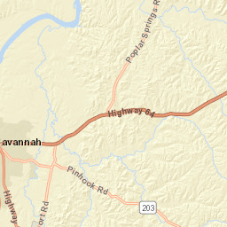 15900-15998 U.S. 64, Savannah, TN Street Map