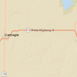 N2460 Road, Carnegie, OK 73015, USA Street Map