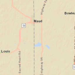 Oklahoma 59, Maud, OK 74854, America Street Map
