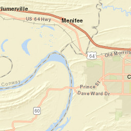 2185-2205 Charlie Dayer Drive Conway AR Street Map