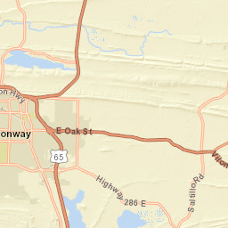 1403 Robinson Avenue Conway AR Street Map