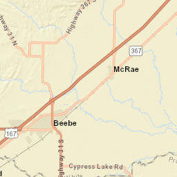 554-698 Rhode Island Street, Beebe, AR Street Map