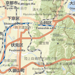 Japan Tokyo Kyoto Kiyomizu Temple Street Map