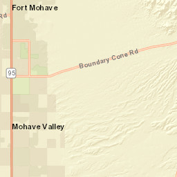 Boundary Cone Road, Mohave Valley, AZ Street Map