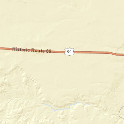 Interstate 40 Frontage Road, Santa Rosa Street Map