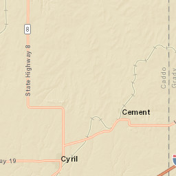 101-103 Main Street Cement OK Street Map