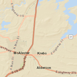 708 West Gene Stipe Boulevard, McAlester, OK Street Map