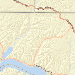 6990 County Road 14, Waterloo, AL  Street Map