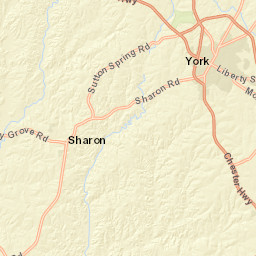 Sharon, SC, America Street Map