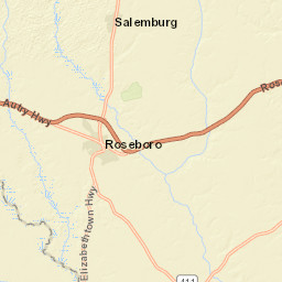 110 Fayetteville Street, Salemburg, NC Street Map