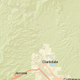 164 Main Street, Prescott National Forest, Jerome Street Map