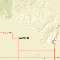 FM285 Wayside TX 79094 America Street Map