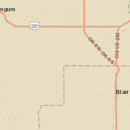 Highway 6, Blair, OK 73526, USA Street Map