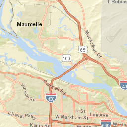 1446-1532 Breckenridge Drive Little Rock Street Map