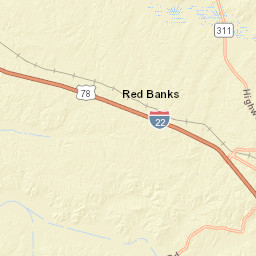 119-199 Marianna Road, Holly Springs, MS Street Map