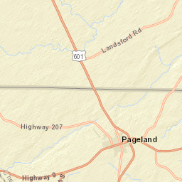 J Vannanderson Road, Pageland, SC Street Map