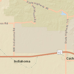 State Highway 49 Scenic, Lawton, OK  Street Map