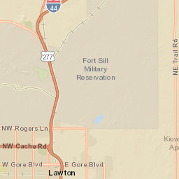 7763 Otipoby Drive, Elgin, OK 73538 Street Map