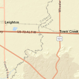 362-454 Church Street, Town Creek, AL Street Map