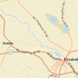 4527-5245 North Carolina 242, Elizabethtown Street Map