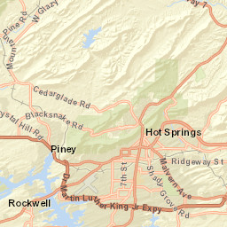 135-299 Centennial Dr Hot Springs National Park AR Street Map