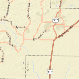 25804-25908 Neighborhood Drive, Hensley Street Map