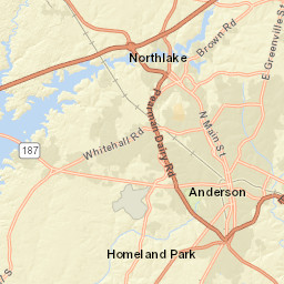 150 North Main Street Anderson SC  Street Map