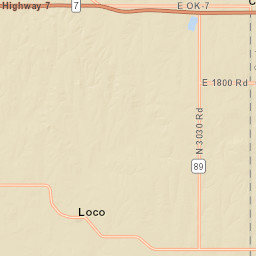 E1840 Rd Loco OK 73442 America Street Map