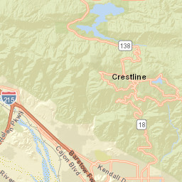 Little Mountain Drive, San Bernardino, CA Street Map