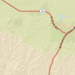 394-450 South Clark Road Apache Sitgreaves National Forest Sh Street Map