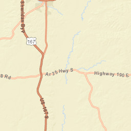 100-198 South Oak Street, Sheridan, AR Street Map