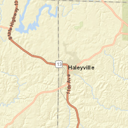 10792 Alabama 13 Haleyville AL 35565 Street Map