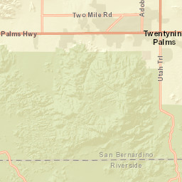 9697 Utah Trail, Twentynine Palms, CA Street Map