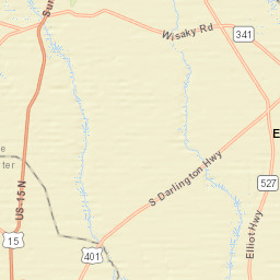 U.S. 15, Bishopville, SC 29010, USA Street Map