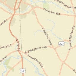 458-566 State Road S-21-107, Effingham Street Map