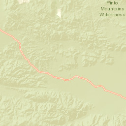 Pinto Basin Rd, Joshua Tree National Park Street Map