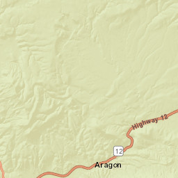 Gila National Forest New Mexico 12 Street Map