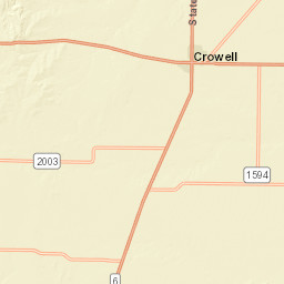7th Street, Crowell, TX 79227, USA Street Map