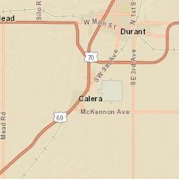 2439-2499 West Main Street, Durant, OK Street Map