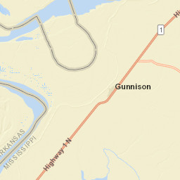 Highway 1, Rosedale, MS 38769, USA Street Map
