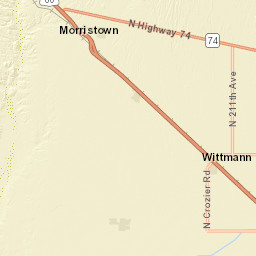 25590-25630 Crozier Road, Wittmann, AZ Street Map