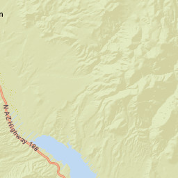 State Highway 188, Tonto National Forest, Tonto Basin, AZ 855 Street Map