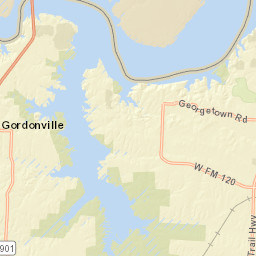 Cemetary Road, Pottsboro, TX 75076 Street Map