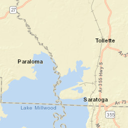 160-216 Wild Rose Lane, Mineral Springs, AR Street Map