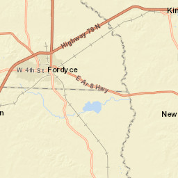 North Edgar Street, Fordyce, AR 71742 Street Map