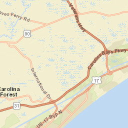 10843 Kings Road, Myrtle Beach, SC Street Map